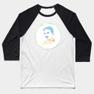 Nikola Tesla Baseball T-Shirt